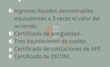 ARRIENDO/COMPROMISO DE COMPRA. CASA 2 PISOS, 4 D, 2 B EN V.