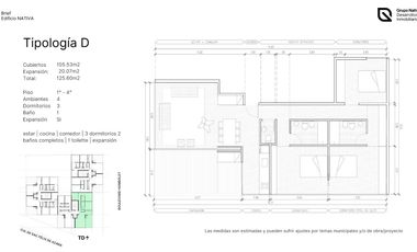 Departamento en Pinamar Norte