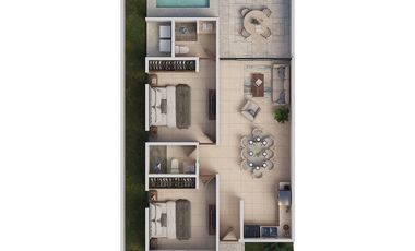 CASA EN VENTA EN PRIVADA RESIDENCIAL GRAN BOSCO-CONKAL