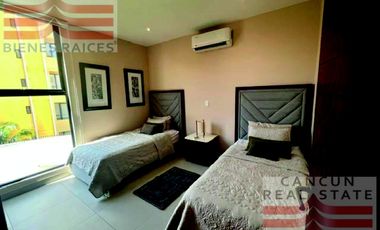 Departamento en Renta, 2 recámaras, Arbolada, Cancún