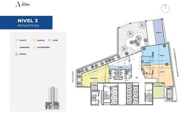 VENTA DEPARTAMENTO DE UN DORMITORIO, EDIFICIO AURA