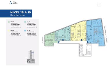 VENTA DEPARTAMENTO DE UN DORMITORIO, EDIFICIO AURA