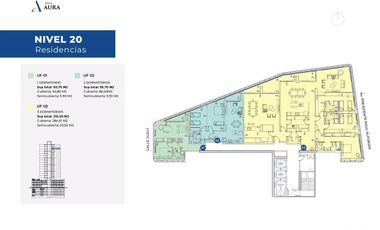 VENTA DEPARTAMENTO DE UN DORMITORIO, EDIFICIO AURA