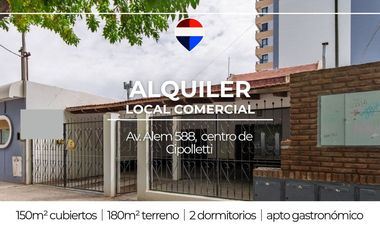 ALQUILER LOCAL AV. ALEM 588  CIPOLLETTI RÍO NEGRO