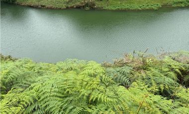 Lote en venta con Cabaña en El Peñol, Con acceso al embalse.