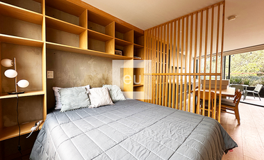 Departamento tipo loft con terraza amueblado en RENTA en la Juárez