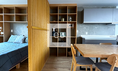 Departamento tipo loft con terraza amueblado en RENTA en la Juárez