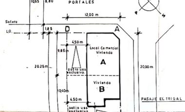 Local + Casa: 2 Roles Propios y Entradas Independientes