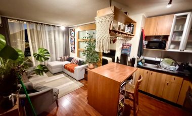 Bello departamento 1D 1B - Metro Los Leones