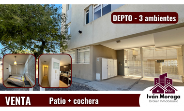 DEPARTAMENTO PB 3amb/ Cochera/ Patio -  PUERTO MADRYN
