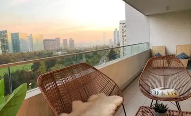 ARRIENDO HERMOSO DEPTO AMOBLADO 2D 2B EST BO LAS CONDES