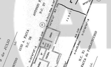 ALQUILER CASA Y SALONES MÁS SALON COMERCIAL.