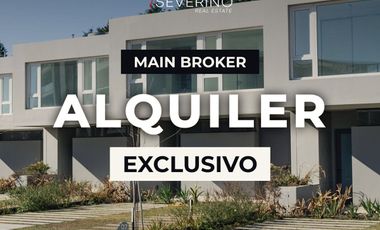 TOWNHOUSE EN ALQUILER EN LUCIÉRNAGAS 5 AMBIENTES