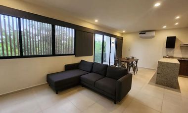 DEPARTAMENTO AMUEBLADO EN RENTA AL NORTE DE MÉRIDA
