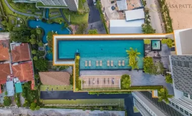 Luxury 1BR for Rent/Sale at The Riviera Wongamat  | Pool View