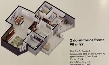 Departamento en Hilario Lagos 344