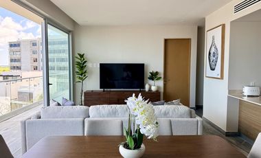 Departamento en renta en Riva, Puerto Cancún totalmente remodelado y listo para estrenar