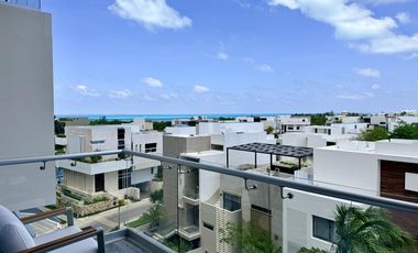 Departamento en renta en Riva, Puerto Cancún totalmente remodelado y listo para estrenar