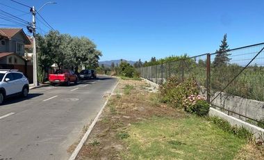 Sitio en Venta en Terreno sector oriente de Melipilla calle Barrales, para proyecto inmobiliario en sector residencial