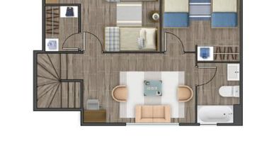 AMPLIA CASA EN CONDOMINIO SAN SEBASTIÁN 3 - COMO NUEVA
