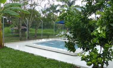 ALQUILER AMOBLADO - CASA CAMPESTRE   LA TEBAIDA