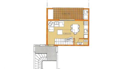 Alquiler 2 ambientes chateau del Palmar c/cochera