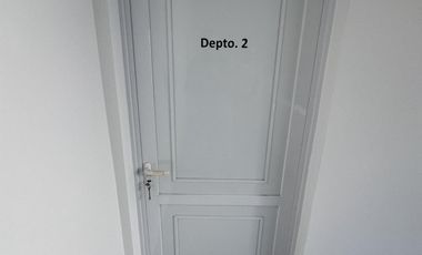 Departamento en primer piso con dos dormitorios, baño, cocina comedor. A estrenar.-