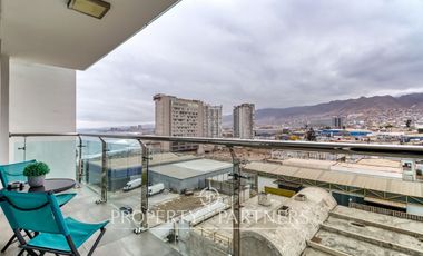 Arriendo departamento amoblado de 2 dormitorios, excelente ubicación
