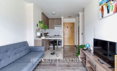 Arriendo departamento amoblado de 2 dormitorios, excelente ubicación