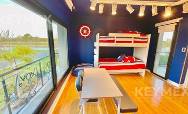 Casa en alquiler en barrio cerrado El Yacht, 4 habitaciones, amarra al agua