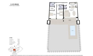 YOO Nordelta, departamento de tres ambientes con jardin y pileta propia, dos cocheras