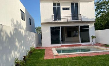 CASA EN VENTA RESIDENCIAL YA'AX LU'UM CONKAL -YAXKUKUL