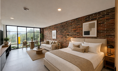 VENTA APARTA-LOFT EN ENVIGADO, SECTOR ALTO DE PALMAS - USHUAYA