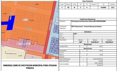 Venta Terreno en Zeballos al 2800