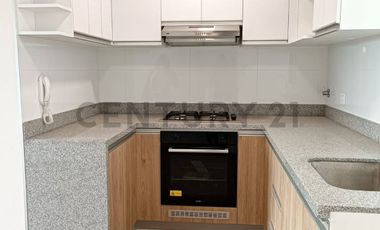 Dpto. Estreno Piso 20 | 1 Dorm + Estar Versátil | Ideal Inversión y Roommates