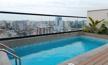 Dpto. Estreno Piso 20 | 1 Dorm + Estar Versátil | Ideal Inversión y Roommates