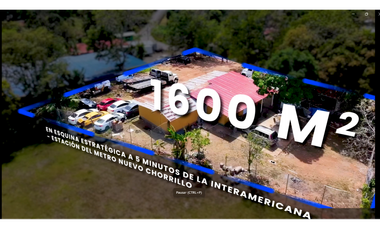 Terreno 1,600 m² en Esquina | Nuevo Chorrillo cerca del Metro