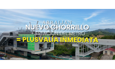 Terreno 1,600 m² en Esquina | Nuevo Chorrillo cerca del Metro
