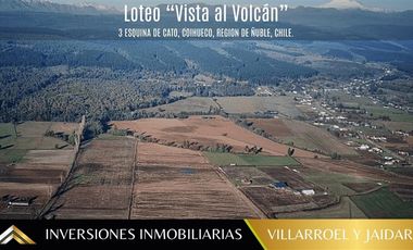 Parcela en Venta en SECTOR 3 ESQUINAS DE CATO, REGIÓN DE ÑUBLE.