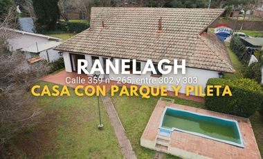 Casa en venta en Ranelagh con pileta y quincho