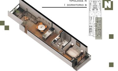 VENTA DPTO MONOAMBIENTE PLENO CENTRO