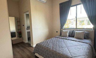 Single house for rent, north-facing, comfortable and well-ventilated. Located in Bangna KM 5, convenient for traveling in and out of the city.