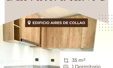 DEPARTAMENTO 1 DORMITORIO, EDIFICIO AIRES DE COLLAO