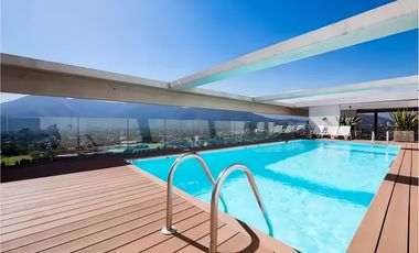 Depto. Amoblado con Piscina en Las Condes