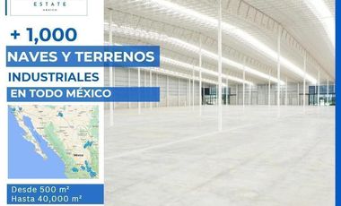 Nave Industrial en Renta Sobre la Salida a México 1,800 m2