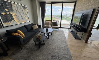 Renta departamento  amueblado en Town Square