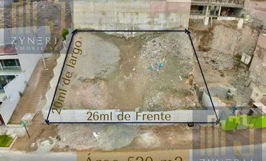 Terreno Premium en Casuarinas Sur: 520 m², Doble Frente y Parámetros para 3 Pisos