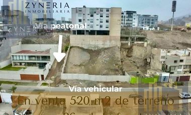 Terreno Premium en Casuarinas Sur: 520 m², Doble Frente y Parámetros para 3 Pisos
