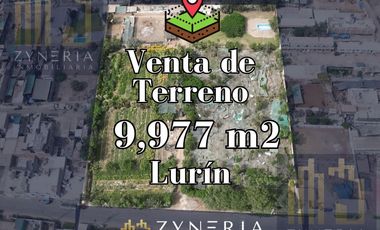 Terreno Estratégico: Venta de 9,977 m2 en Lurín