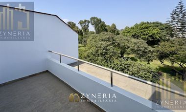 Oportunidad en Surco: Departamento de 157 m² con terrazas, vista al parque y acceso por escalera